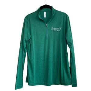 Team 365 Endicott College Logo Quarter Zip Size Medium